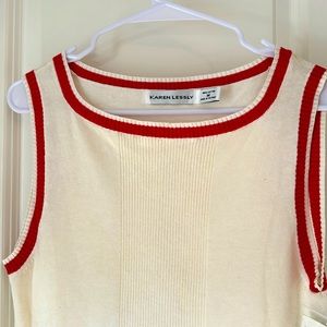 Vintage - NWT - Karen Lessly sweater tank - size medium